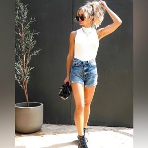 Mandie Sleeveless Mockneck Bodysuit